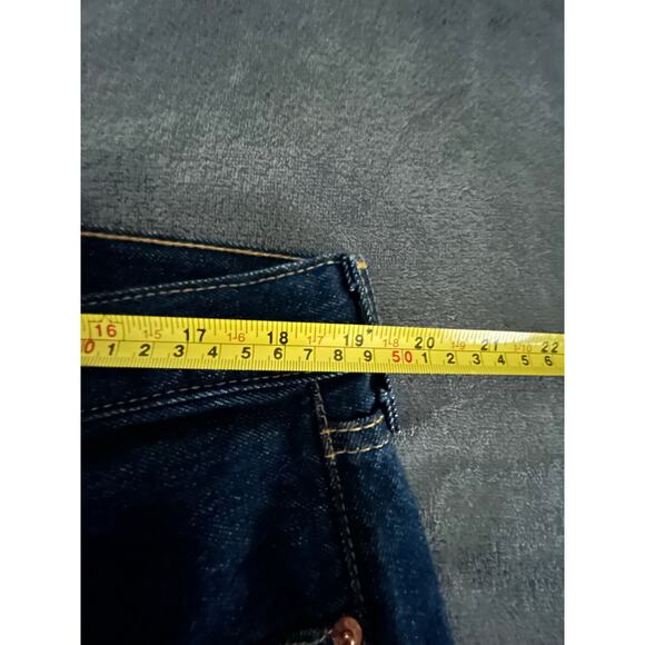 Lee Relaxed Fit Straight Leg Jeans Mens 38x32 Blue Stretch Denim Dark Wash New - Picture 7 of 10